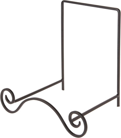 Bard's Wrought Iron Bowl or Deep Platter Stand, 9.375" H x 10.25" W x 7.625" D (For 12" - 16" Bowls or Deep Platters), Pack of 2
