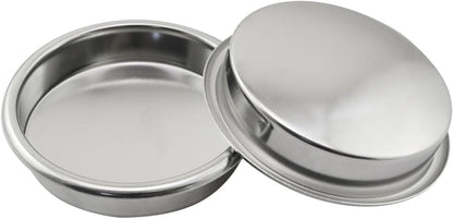Maxmoral Backwash Tray 58x15mm Stainless Steel Backwash Blind Basket Coffee Machine Powder Bowl Stainless Steel Back Flush Filter Basket For Espresso Machine Cleaning Tray