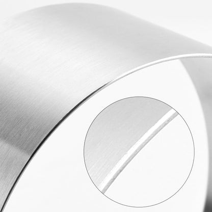 Round Cake Mold, Stainless Steel Mousse Tart Ring Cake Ring Tower Pie Cake Mold Baking Tools Including Pusher and Lifter Baking Accessories-8PCS, 2.9 x 2in