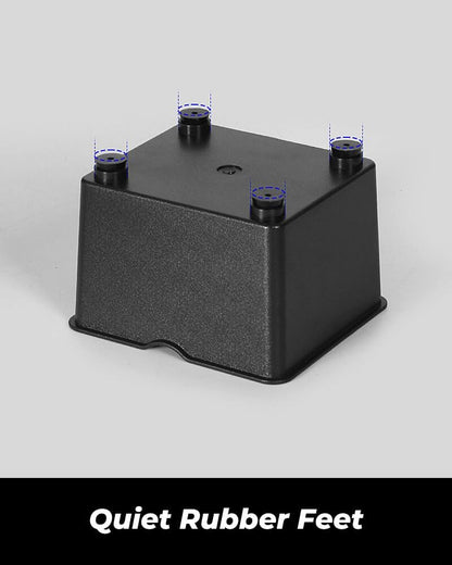 Espresso Knock Box, Accessories for Espresso Machine, Easy & Mess-Free Puck Disposal, Coffee & Espresso Grounds, Non-slip Base, Removable Silicone Pad, Holds 10 Double Shot Pucks