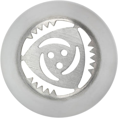 Restaurantware Pastry Tek Russian Piping Tip 1 Rose Cake Decor Piping Tip - #9 Corrosion-Resistant Stainless Steel Decorating Tip For Frosting Dishwasher-Safe Decorate Cupcakes Cakes or Cookies
