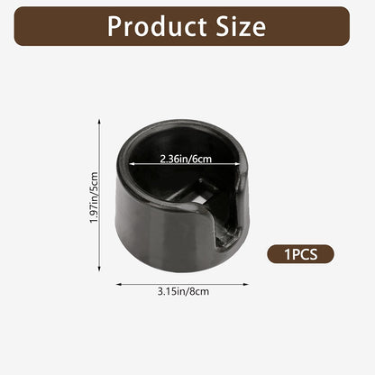 Coffee Tamper Base Compatible with Ninja Espresso Machine ES601/ES701,Handheld Portafilter Support Stand For Ninja Cafe Luxe,Anti-Slip Coffee Accessories Improves Tamping Stability & Extraction Black