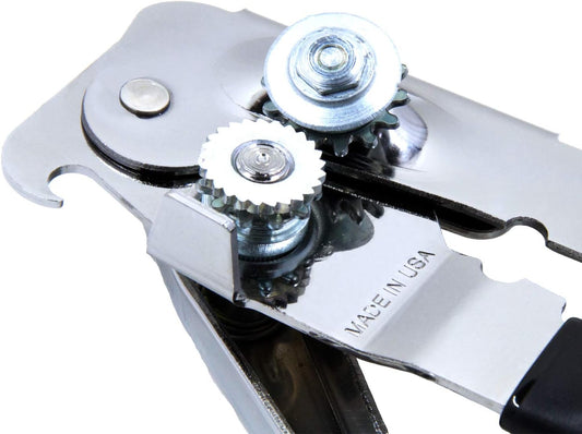 World's Best Can Opener - Made in USA - Sold by Vets - Easy Turn - Manual Can Opener