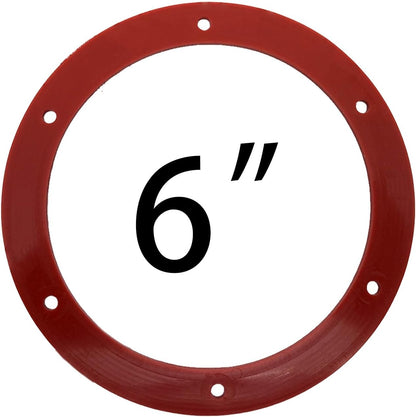 6 Inch Gasket Compatible with Quadrafire Heatilator 812-4710 PelPro Round Silicone Exhaust Fan Combustion Motor Gasket