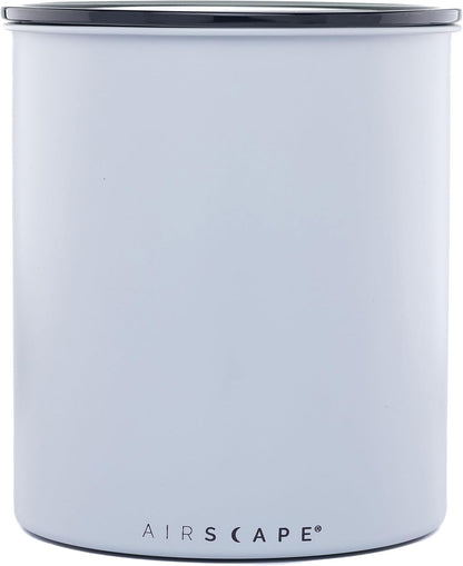 AirScape Planetary Design Kilo Coffee Storage Canister - US Patented Inner Plunger Lid Removes Excess Oxygen - Don't Buy airtight, Buy AIR-Less - Holds 2.2 lbs Coffee Beans - (Matte Gray)