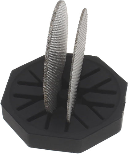 53.5mm Puck Screen Stainless Steel Espresso Puck Screen Coffee Filter Mesh with Silicone Holder Compatible with Espresso Machine 54mm Portafilter Basket (2pcs)