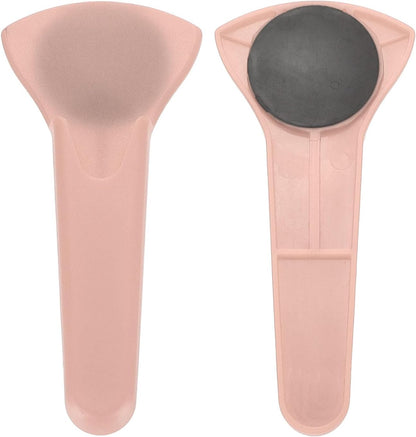 uxcell 2 Pcs Magnetic Scissor Holder, 7.48" x 3.46" Plastic Scissors Cover Durable Waterproof Protector Portable with Round Magnetic Absorber for Kitchen Shears, Pink