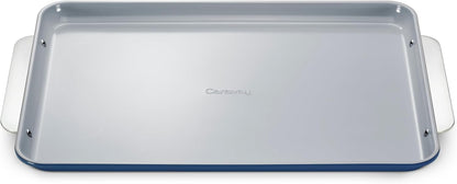 Caraway Non-Stick Ceramic Baking Sheet - Naturally Slick Ceramic Coating - Non-Toxic, PTFE & PFOA Free - Perfect for Baking, Roasting, and More - Large (18" x 13") - Navy