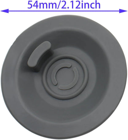 2PCS Espresso Backflush Disc 54mm Silicone Coffee Machine Accessories Grey Espresso Machine Cleaning Kit for Espresso Machine