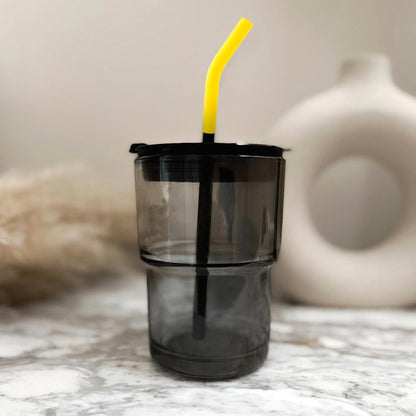 6Pcs Metal Straw Silicone Tips 5/16 IN Wide(8mm Outer Diameter) Food Grade Rubber Straw Covers Yellow Flex Elbow Replacement Tip for Stainless Steel Metal Straws