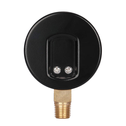 MEASUREMAN Diaphragm Type Capsule Low Pressure Gauge 2-1/2" Dial, 1/4" NPT Lower Mount, Adjustable, 0-30 in H2O(Inches of Water)