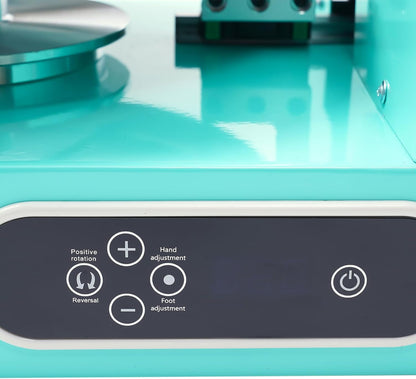 Cake Decorating Machine, Electric Birthday Cake Cream Smooth Coating Decoration Machine, Cake Smoother Icing Machine,Cake Cream Spatula Machine for 4-12inch Cake (Green)
