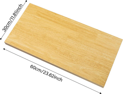 Butcher Block Countertop | 24x12in Wood Board Countertop | DIY Washer Dryer/Island/Kitchen countertop | Counter top Cutting Board | 1102lbs Load Capacity | Wood Color | NO Base Legs