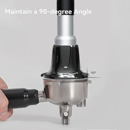 Espresso Tamper, 58mm Tamper 25lb-40lb with Stainless Steel Base, Coffee Tamper with with Sound Feedback, Provides Consistent Tampingwith Comfortable Grip