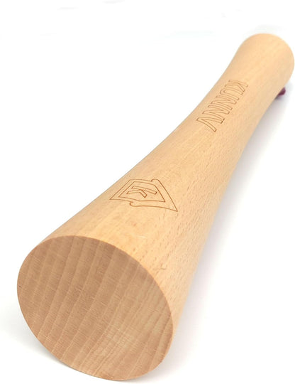 12 inch beech Wood Sauerkraut Pounder Wood Stomper Pusher