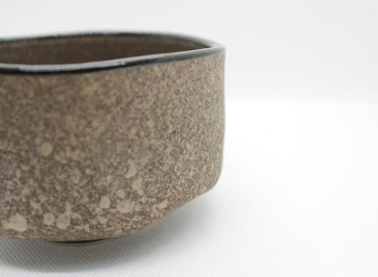 Japanese Traditional Handcrafted Mino Matcha Chawan Tea Bowl Cup Ceremony Tableware Pottery (Kin Kesshou)