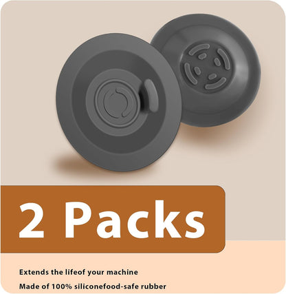 54mm Espresso Backflush Cleaning Disc for Breville Espresso Machines 2 Pack Silicone Blind Filter Disk – Durable Espresso Machine Cleaner Accessories