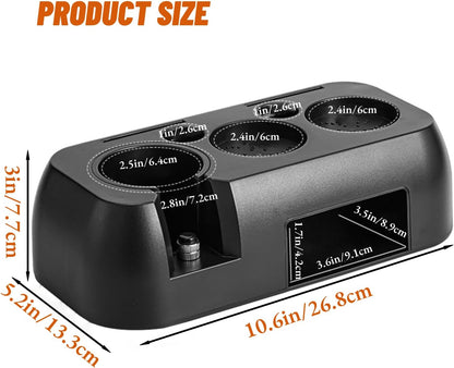 Multifunctional Tamper Station,Espresso Tamping Station,Non-slip Espresso Tamper Station Fit 51-58mm Tamper Distributor Portafilter,Tamper Holder,Fit Both Bottom & Bottomless Coffee Portafilter Holder