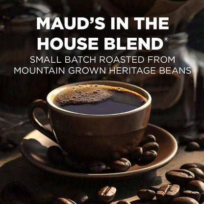 Maud's Medium Roast Coffee Pods, 100 ct, Recyclable Single Serve Pods – 100% Arabica Coffee, Compatible with Keurig K Cups Maker