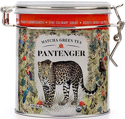Pantenger Organic Matcha Green Tea Powder | 3 OZ - 70 Servings | Authentic Japanese Matcha Powder | Premium First Harvest | Latte & Smoothie Grade.