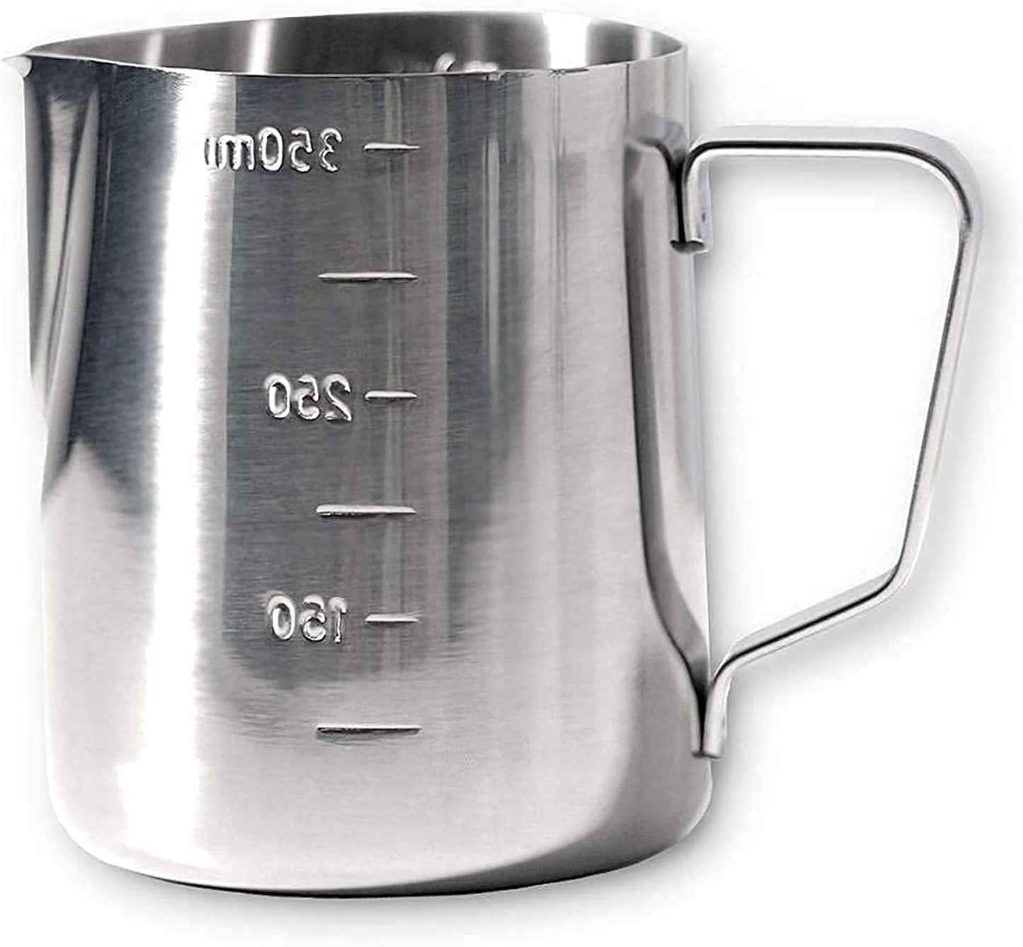 Milk Frothing Pitcher Steaming Pitchers Stainless Steel Milk/Coffee/Latte/Cappuccino Steam Pitchers Milk Jug Cup (350ml/12oz Single)