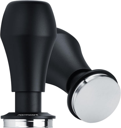Normcore 39mm Espresso Tamper V4, Barista Coffee Tamper, Spring Loaded Tamper With Stainless Steel Flat Base, Compatible with Flair Classic, Flair Signature, NEO Flex, Black
