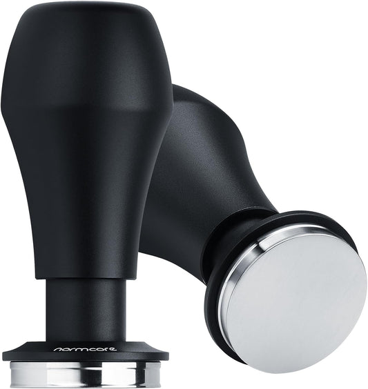 Normcore 39mm Espresso Tamper V4, Barista Coffee Tamper, Spring Loaded Tamper With Stainless Steel Flat Base, Compatible with Flair Classic, Flair Signature, NEO Flex, Black