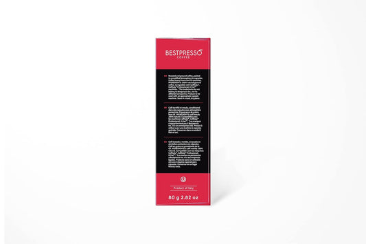 Bestpresso Coffee capsules compatible with Starbucks Verismo, Caffitaly, CBTL, K-fee systems 80 Pods (Verona)