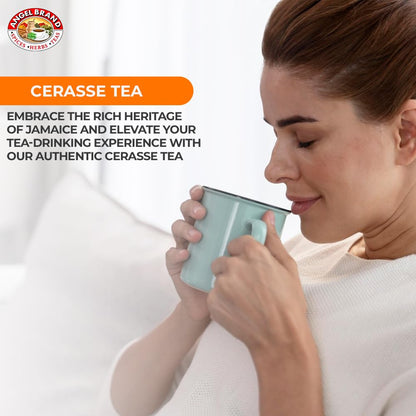 Angel Brand Cerasse Tea Bags Jamaican 25 – Pack of 3 – Herbal Tea for Cleansing, Detox, &