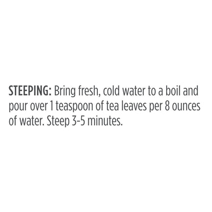 Tea Forte English Breakfast Premium Organic Loose Leaf Caffeinated Black Tea Blend Canister, Makes 35-50 Cups
