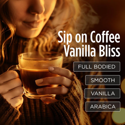 VitaCup Genius Vanilla Keto Coffee Pods w/MCT Oil, Turmeric, B Vitamins, & D3 for Energy & Focus in Recyclable Single Serve Pod Compatible with K-Cup Brewers Including Keurig 2.0, 16 CT