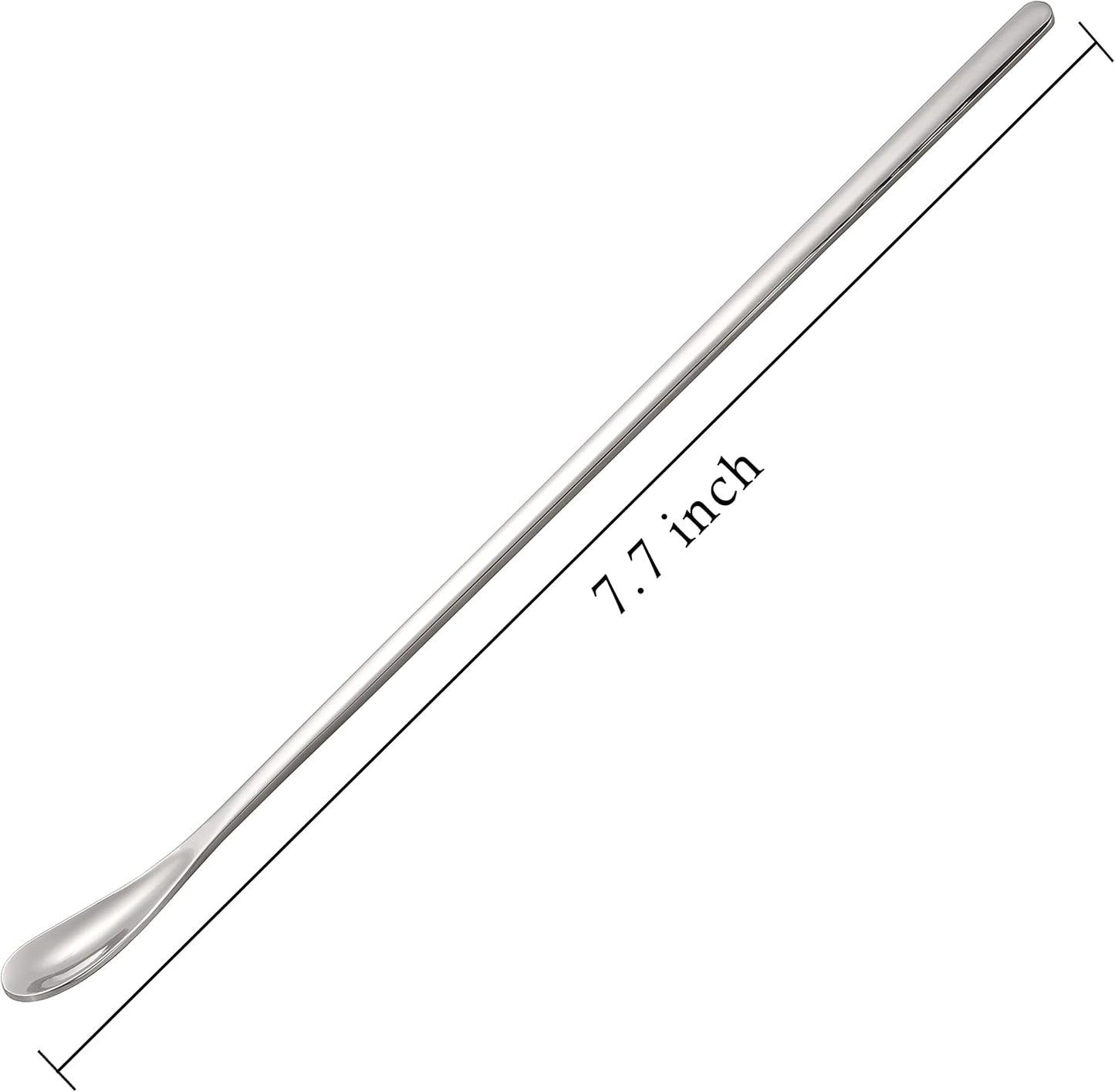 Stainless Steel Coffee Stirrers Spoons 6 Pieces Ice Tea Long Spoons Drink Stir Sticks Spoon for Bar Coffee Cocktail…