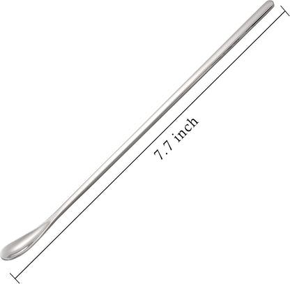 Stainless Steel Coffee Stirrers Spoons 6 Pieces Ice Tea Long Spoons Drink Stir Sticks Spoon for Bar Coffee Cocktail…