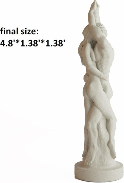 Couple Resin Mold Couple Portrait Silicone Wave Spiral Candle Mold - Silicone Resin Casting Molds for Candle & Resin & Soap Craft Supplies