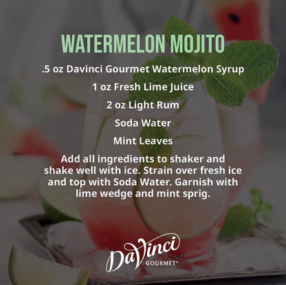 DaVinci Gourmet Classic Watermelon Syrup, 25.4 Fluid Ounces (Pack of 4)