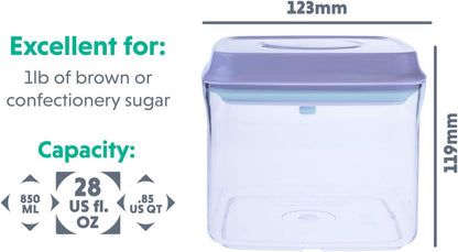 Bop Top | Airtight Meal Prep Containers with Lids | Food Storage Container Sets | Snack and Overnight Oats Fridge Organizer | Pantry and Kitchen Organization
