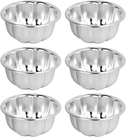 Cup Cake Molds Aluminum for Jello Nonstick Pudding Pan Cupcake Muffin Cups Cake Tartlets Baking Tool (3.5 x1.6inch)