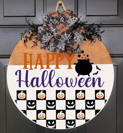 Halloween Stencils for Painting on Wood 12” Halloween Doormat Stencils Ghost Boo Witches Spider Bats Draw Templates for Porch Hanger Door Mats Fabrics DIY Crafts Decor