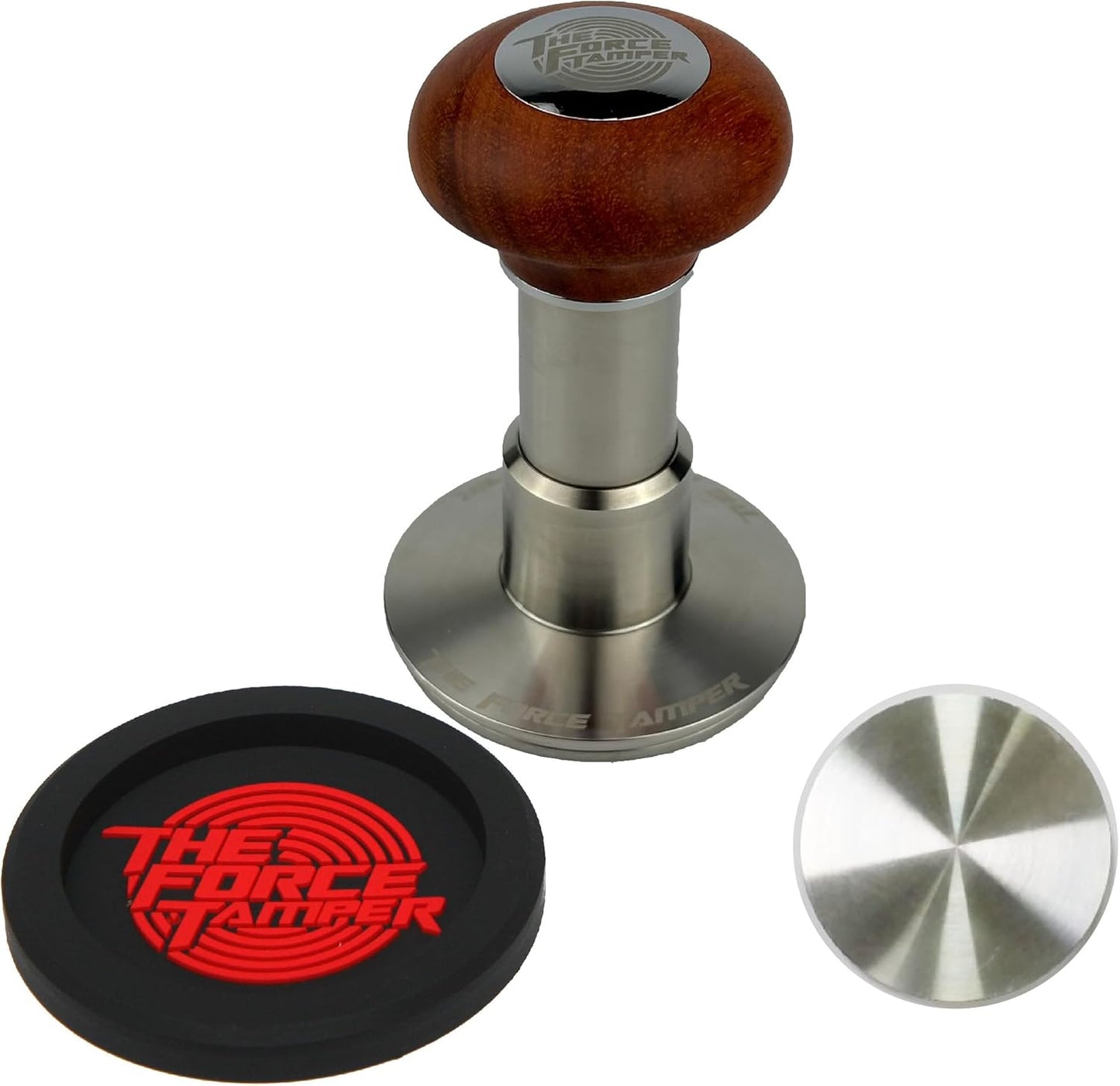 The Force Tamper Automatic Impact Coffee Tamper Adjustable Const Pressure and Autoleveling Standard Set Pro