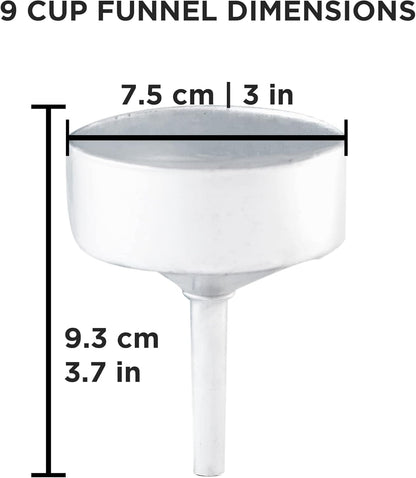 GROSCHE | Milano Moka Pot Funnel Replacement | (9 Cup) Funnel Filter | Espresso Maker | Filter Basket for Stovetop Espresso Makers | Coffee Maker