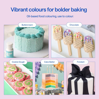 Colour Mill Oil-Based Food Coloring, 20 Milliliters Lilac