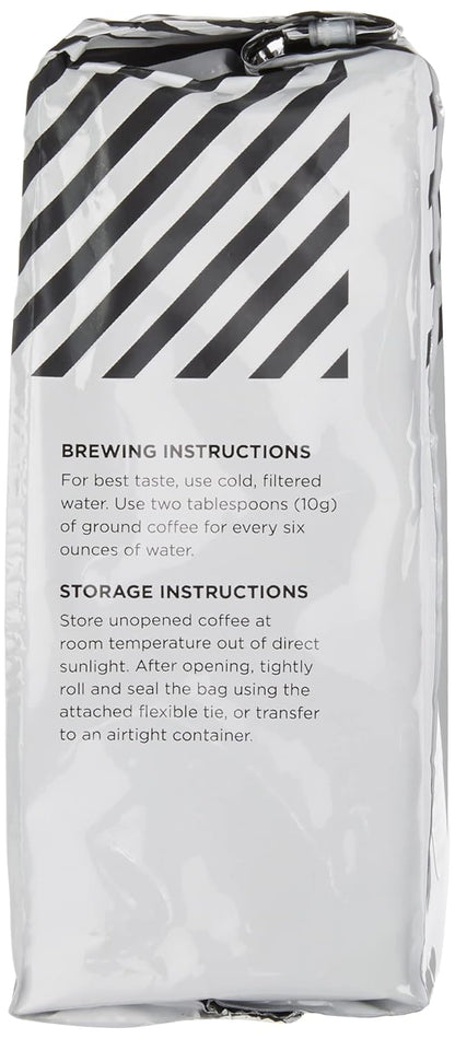 Amazon Fresh Decaf Colombia Ground Coffee, Medium Roast, 12 Ounce