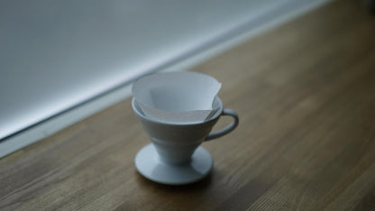 Hario V60 Paper Coffee Filter, Size 01, White, 100ct Box