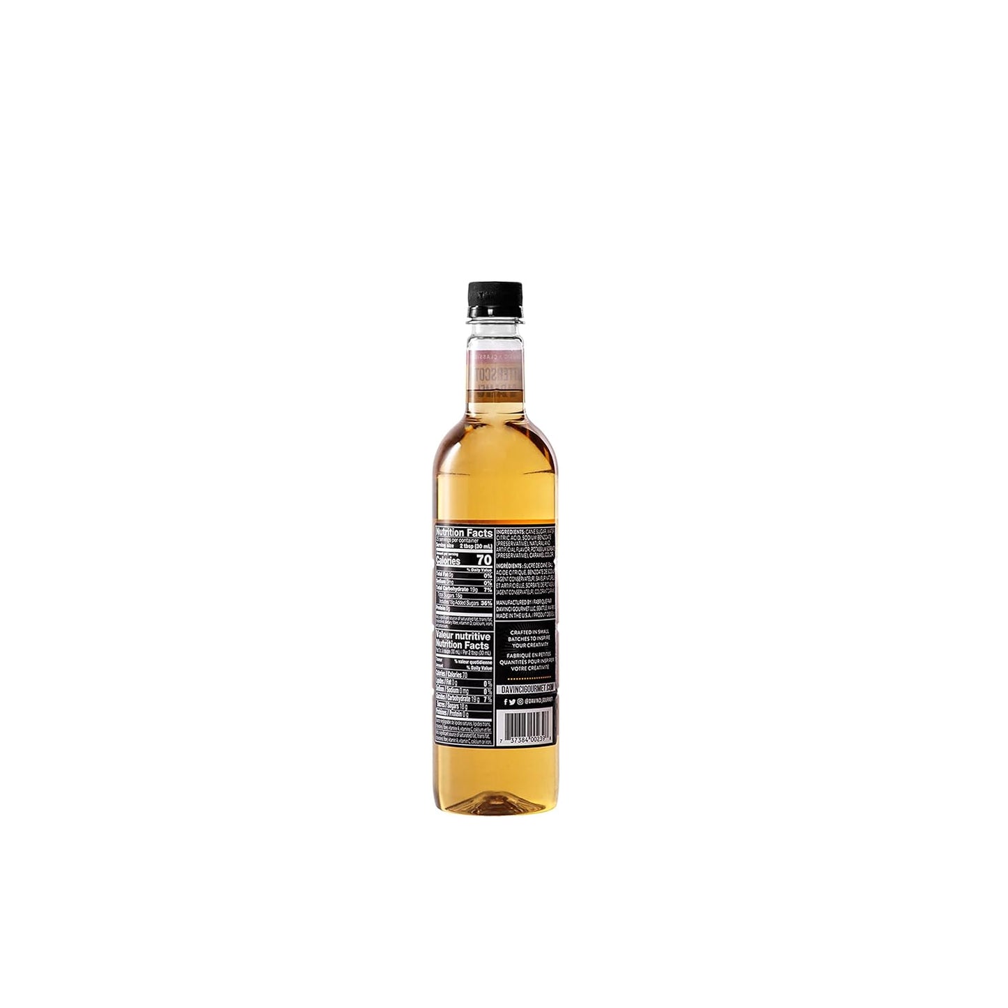 DaVinci Gourmet Classic Butterscotch Syrup, 25.4 Fluid Ounces (Pack of 4)