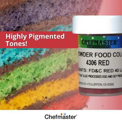 Chefmaster Yellow Dry Powder Candy Color | Vibrant Shades | Chocolate, Macarons, Fondant | Decorating | Professional-Grade Dye | Easy-to-Use | Manufactured in USA | 3 grams