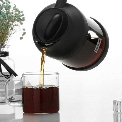 Cold Brew Coffee Maker Stainless Steel Strainer Large,Durable Iced Coffee Maker Cold Brew Pitcher,Dishwasher Safe 38 Oz Iced Tea Maker