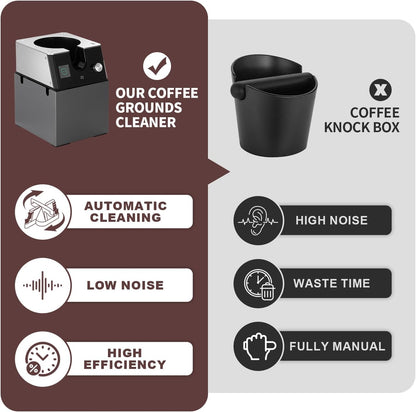 NUETRAL NS300 Pro Electric Portafilter Cleaner-Automatic Coffee Grounds Cleaning Machine-Knock box for Espresso coffee-Espresso Puck Sucker-Innovative Espresso Machine Accessories