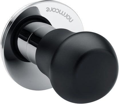 Normcore 53.3mm Espresso Tamper V4.1 Mini, Spring-Loaded Coffee with Click Feedback, Self-Leveling Stainless Steel Flat Baffle, Compatible with Breville Sage 54mm Portafilters, Black