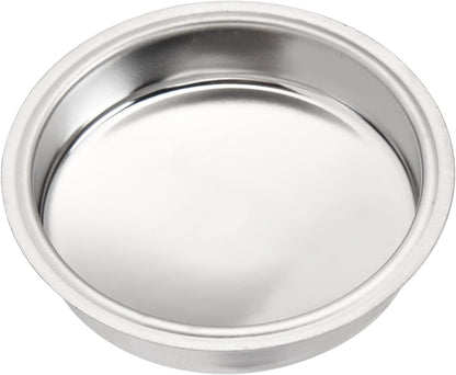 Coffee Machine Inserts, 51mm Stainless Steel Back Flush Insert Metal Blind Filter Coffee Blind Filter for Espresso Machine
