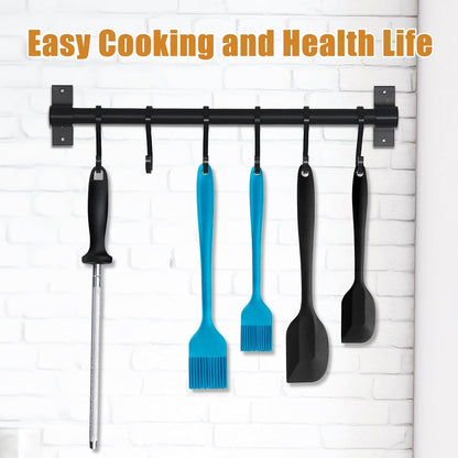 Silicone Basting Brush 2 Pcs Pastry Brush for Oil, BBQ, Grill, Sauce Baking Cooking, Dishwasher Safe (Blue)